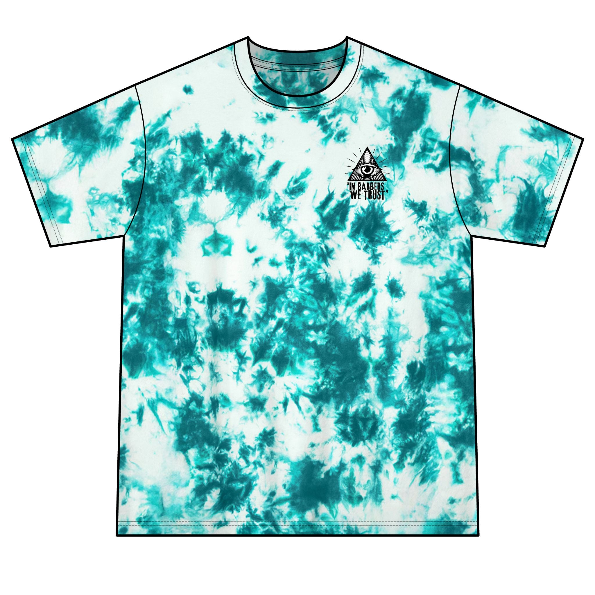 FADE, HUSTLE, STACK, REPEAT TIE DYE T-SHIRT